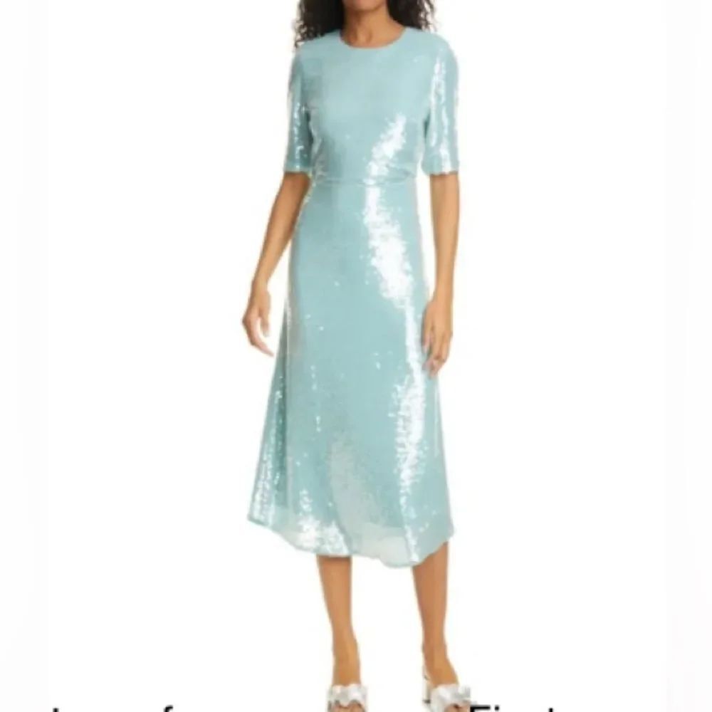 NWT Veronica Beard Veronica Beard Shift Dress Blue Sequin Embellishments size 6